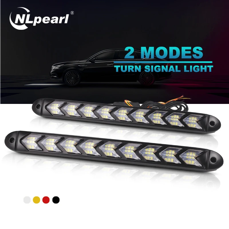 Nlpearl 2x Car Light Assembly LED Strip Daytime Running Light Waterproof DRL Led Sequential Turn Signals Light White Yellow 12V
Nlpearl 2x Car Light Assembly LED Strip Daytime Running Light Waterproof DRL Led Sequential Turn Signals Light White Yellow 12V