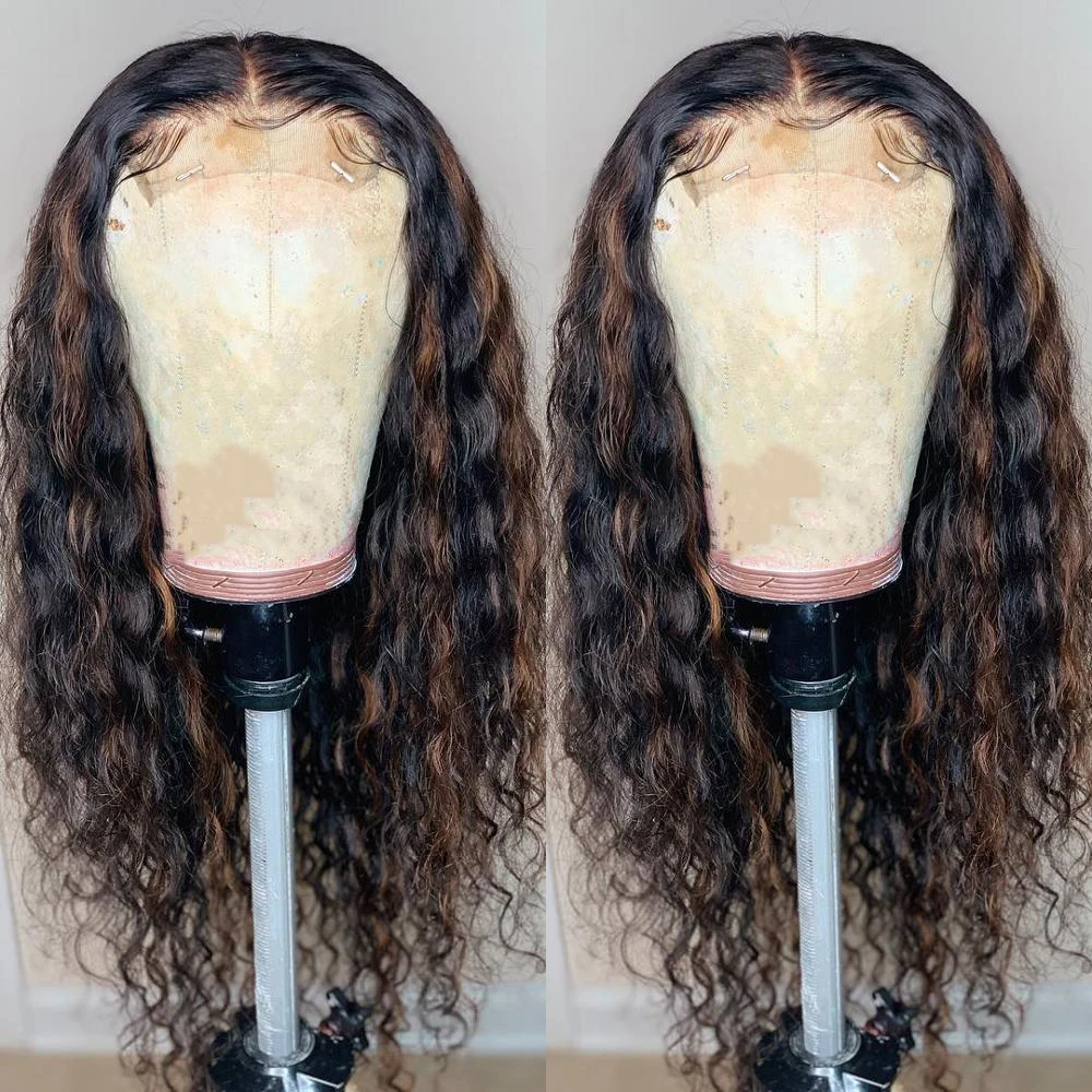1b/30 Ombre Lace Front Wig Water Wave Highligh 180% Blonde Human Hair Wig Bleached Knots Afro Wig Colored Lace Front Wigs
1b/30 Ombre Lace Front Wig Water Wave Highligh 180% Blonde Human Hair Wig Bleached Knots Afro Wig Colored Lace Front Wigs