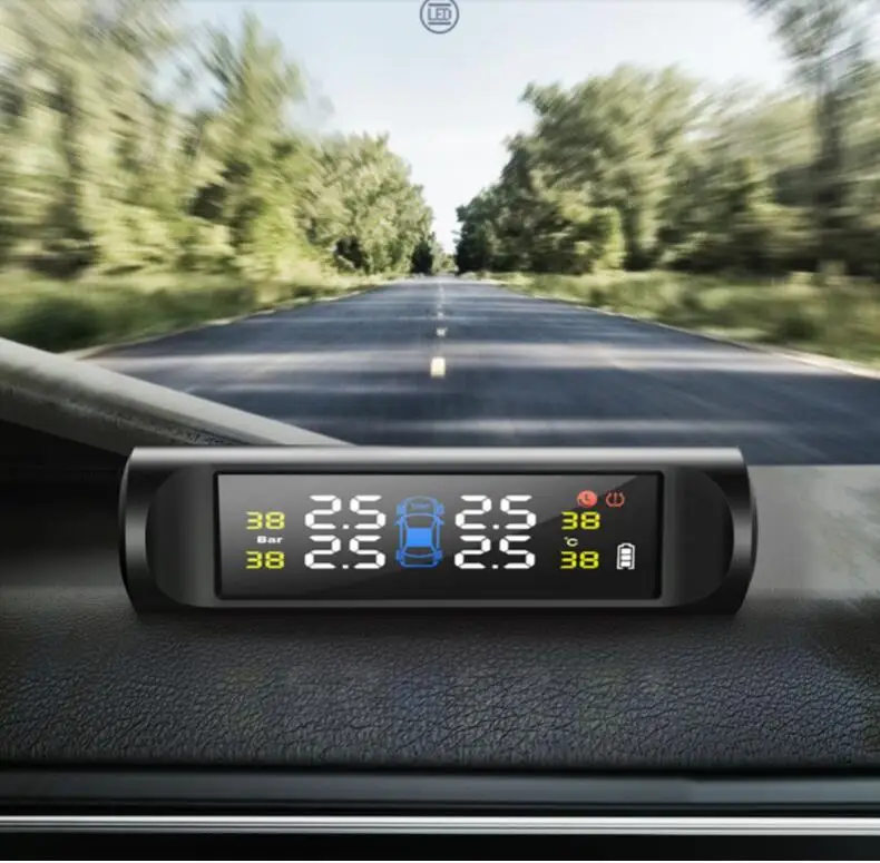 Tyre Pressure Monitor Built-in and External Motors Tyre Pressure Monitor Wireless Solar Energy High Precision
Tyre Pressure Monitor Built-in and External Motors Tyre Pressure Monitor Wireless Solar Energy High Precision