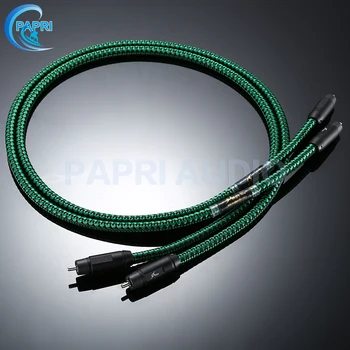 PAPRI MPS M-10R Cable Rhodium Plated RCA Connector Plug 99.99997% OCC Wire For Audio Subwoofer DAC Male To Male Signal Line
PAPRI MPS M-10R Cable Rhodium Plated RCA Connector Plug 99.99997% OCC Wire For Audio Subwoofer DAC Male To Male Signal Line