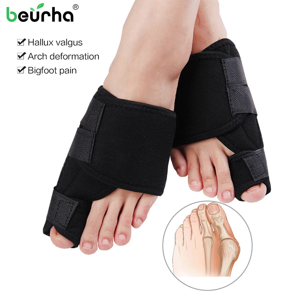 1 Pair Toe Straightener Corrector Brace Pad for Hallux Valgus Pain Relief Bunion Splint Guard Toe Separator Supports
1 Pair Toe Straightener Corrector Brace Pad for Hallux Valgus Pain Relief Bunion Splint Guard Toe Separator Supports