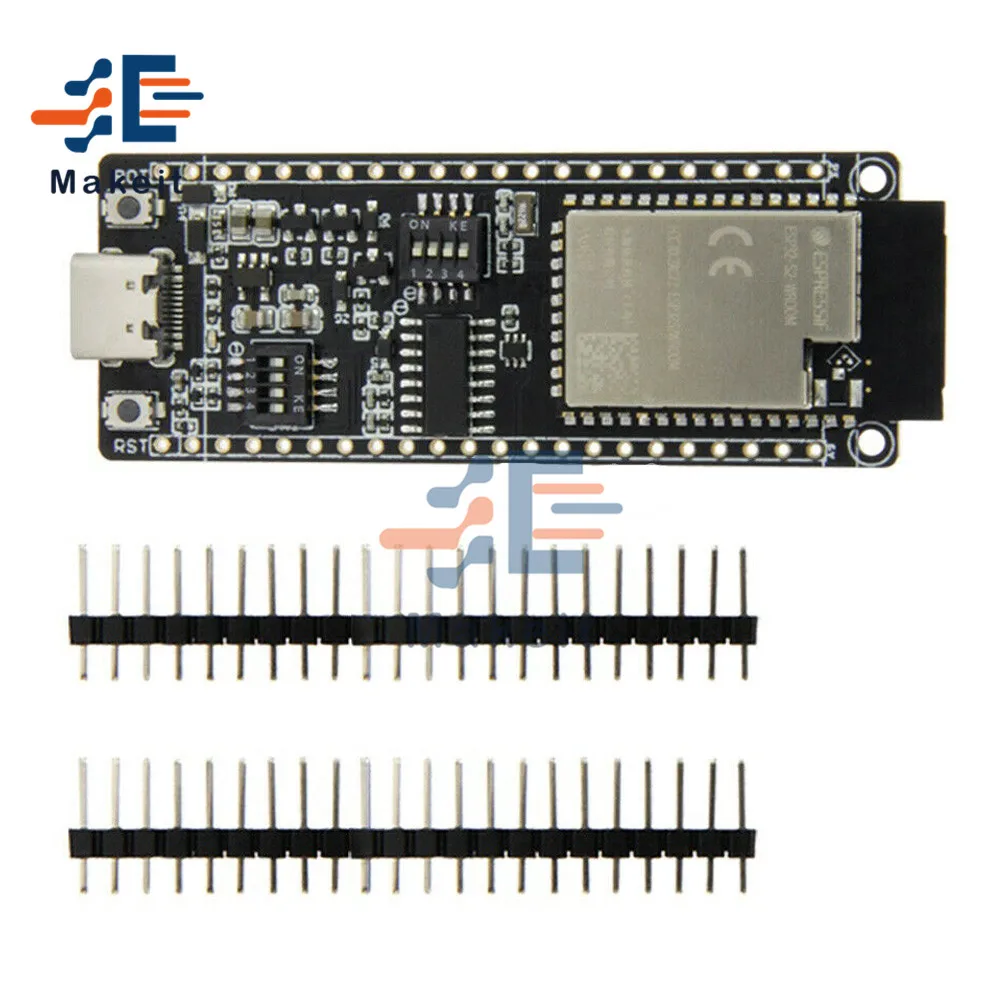 T8 ESP32-S2 ESP32-S2-WOOR V1.1 WIFI Wireless Module Type-C Connector Development Board Module with Pins for Arduino
T8 ESP32-S2 ESP32-S2-WOOR V1.1 WIFI Wireless Module Type-C Connector Development Board Module with Pins for Arduino