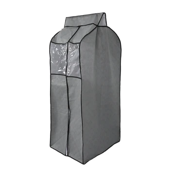 Garment Bag Organizer Storage with Clear PVC Windows Garment Rack Cover Well-Sealed Hanging Closet Cover for Suits 
Garment Bag Organizer Storage with Clear PVC Windows Garment Rack Cover Well-Sealed Hanging Closet Cover for Suits
