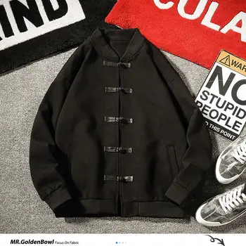 MrGoldenBowl Black Button Men's Jackets Autumn Warm Man Casual Coats 2020 Streetwear Men Bomber Jacket 5XL Men Tops
MrGoldenBowl Black Button Men's Jackets Autumn Warm Man Casual Coats 2020 Streetwear Men Bomber Jacket 5XL Men Tops