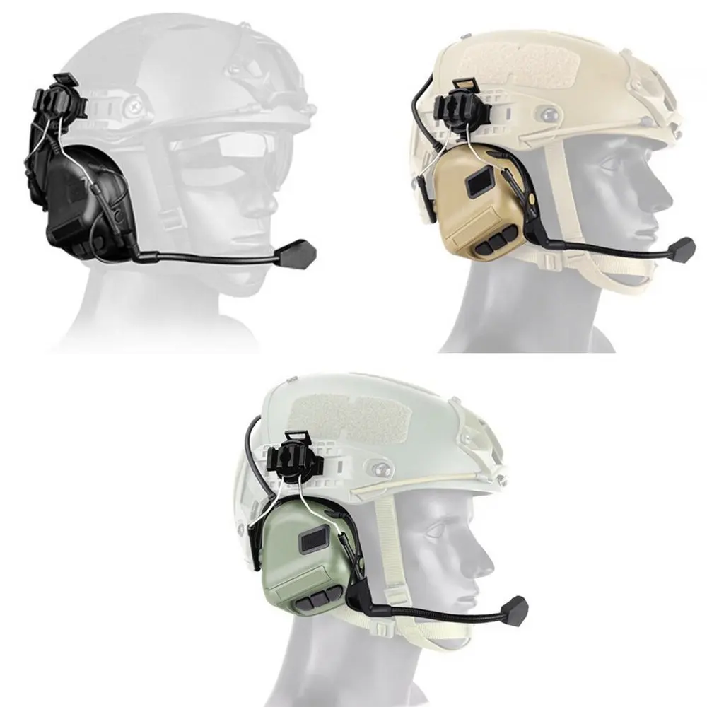 Tactical Helmet Headset Hunting Shooting Military Helmet Communication Earphone Military Airsoft Headsets Adjustable Bracket
Tactical Helmet Headset Hunting Shooting Military Helmet Communication Earphone Military Airsoft Headsets Adjustable Bracket