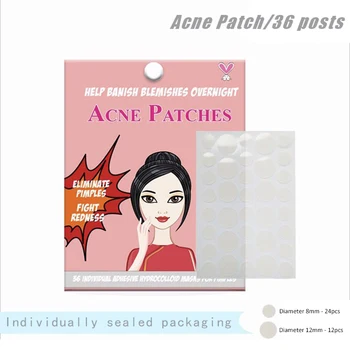 24/36PCS Facial Acne Patch & Skin Tag Hydrocolloid Pimple Cover Tag Remover Stickers Skin Care invisible hydrocolloid acne stick
24/36PCS Facial Acne Patch & Skin Tag Hydrocolloid Pimple Cover Tag Remover Stickers Skin Care invisible hydrocolloid acne stick
