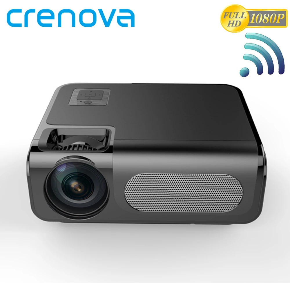 Проектор CRENOVA C50 Full HD 4K 1920x108 0P LCD Smart Android Wifi LED Видео Домашний кинотеатр 1080P проектор