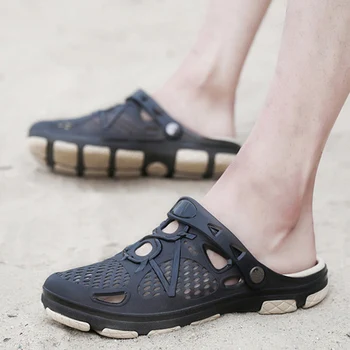 Summer Men Beach Shoes Waterproof Non Slip Quick Dry Jelly Shoes Casual Sandals Breathable Travel Comfortable Home Slippers #2
Summer Men Beach Shoes Waterproof Non Slip Quick Dry Jelly Shoes Casual Sandals Breathable Travel Comfortable Home Slippers #2