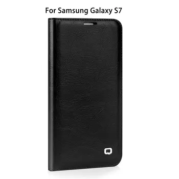 Genuine Leather Phone Cover Case Scratch-resistant Flip Cover Business Protective Cover For Samsung Galaxy S8 S8+ S7 S7Edge
Genuine Leather Phone Cover Case Scratch-resistant Flip Cover Business Protective Cover For Samsung Galaxy S8 S8+ S7 S7Edge