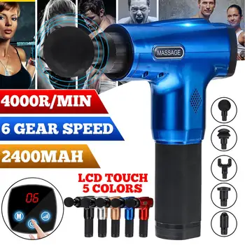 LCD Display Massage Guns 6Gears Deep Muscle Massager Muscle Pain Body Massage Exercising Relaxation Slimming Shaping Pain Relief
LCD Display Massage Guns 6Gears Deep Muscle Massager Muscle Pain Body Massage Exercising Relaxation Slimming Shaping Pain Relief