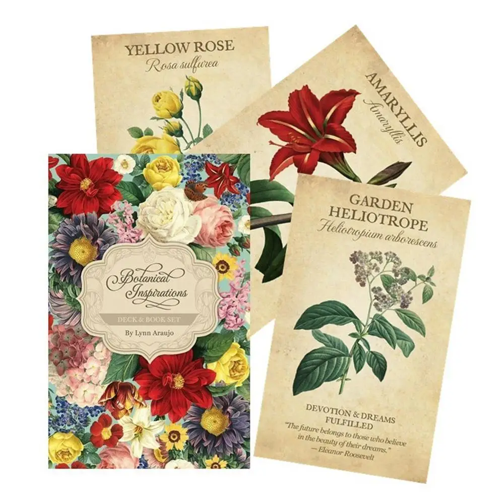 Botanical Inspiration Oracle Cards 45PCS Tarot Card With Full English Guidebook Creative Friend Party Entertainment Board Game
Botanical Inspiration Oracle Cards 45PCS Tarot Card With Full English Guidebook Creative Friend Party Entertainment Board Game