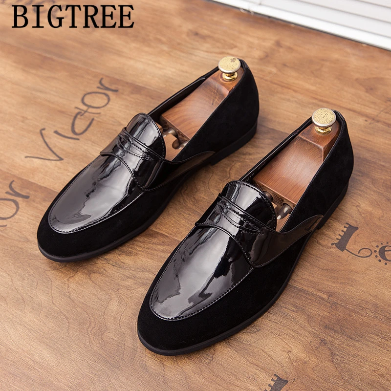 

Formal Shoes Men Classic Wedding Dress Loafers Mens Dress Shoes Evening Dress Designer Shoes Men 2024 Sepatu Slip On Pria Buty