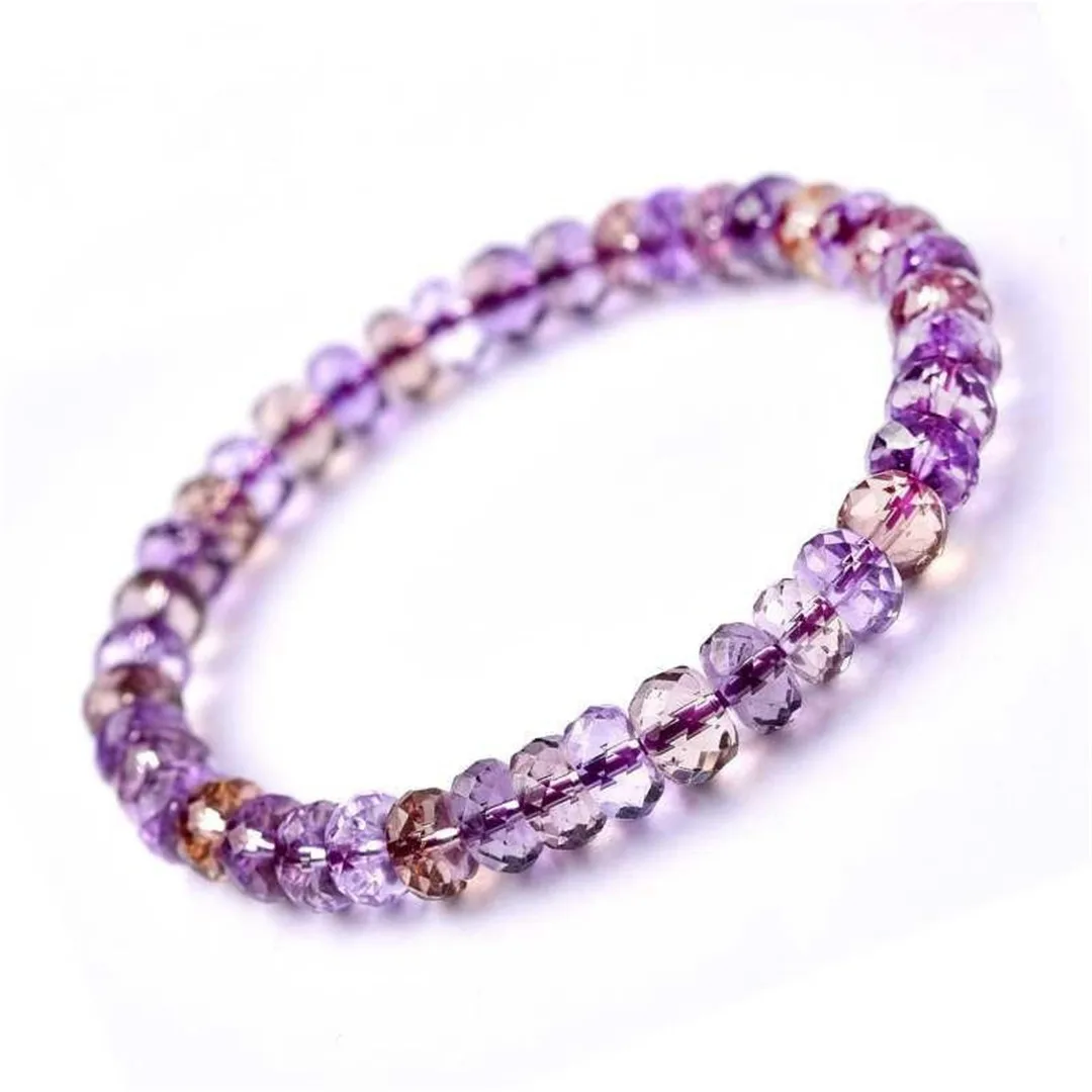 8mm Natural Ametrine Amethyst Crystal Bracelet Jewelry For Women Men Purple Faceted Abacus Round Beads Gemstone Strands AAAAA
8mm Natural Ametrine Amethyst Crystal Bracelet Jewelry For Women Men Purple Faceted Abacus Round Beads Gemstone Strands AAAAA
