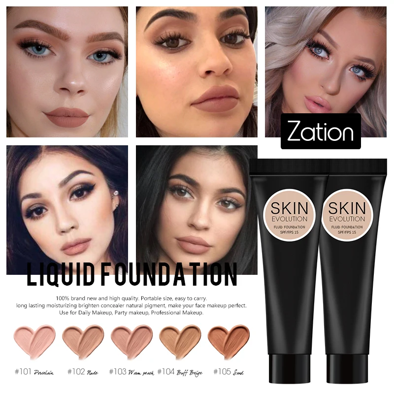 Zation Makeup Base Full Coverage Concealer Foundation Professional Base Foundation Oil-control Long Lasting Cosmetic
Zation Makeup Base Full Coverage Concealer Foundation Professional Base Foundation Oil-control Long Lasting Cosmetic
