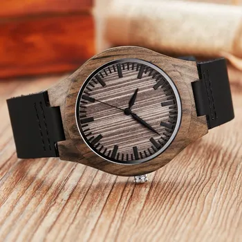 Gorben Black Leather Strap Fashion Wooden Watch Casual Wrist Watch Sport Quartz Wood Wristwatch Clock Gifts for Son 
Gorben Black Leather Strap Fashion Wooden Watch Casual Wrist Watch Sport Quartz Wood Wristwatch Clock Gifts for Son