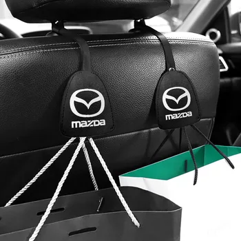 

2pcs Car Seat Headrest Hanger Hook Holder Bag Cloth Fastener Clip for Mazdas 5 6 323 626 RX8 7 MX3 MX5 Atenza Axela Car Gadgets