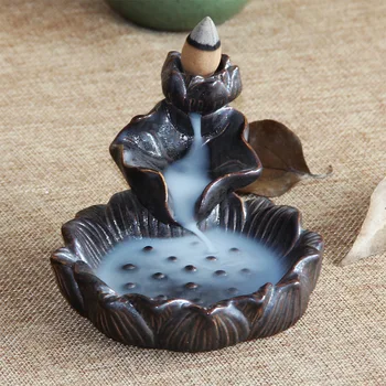 Buddhism Decoration Ceramic Backflow Incense Holder Burner Decor Censer Aroma Burner Stick Holder Wooden Incense Burner A
Buddhism Decoration Ceramic Backflow Incense Holder Burner Decor Censer Aroma Burner Stick Holder Wooden Incense Burner A