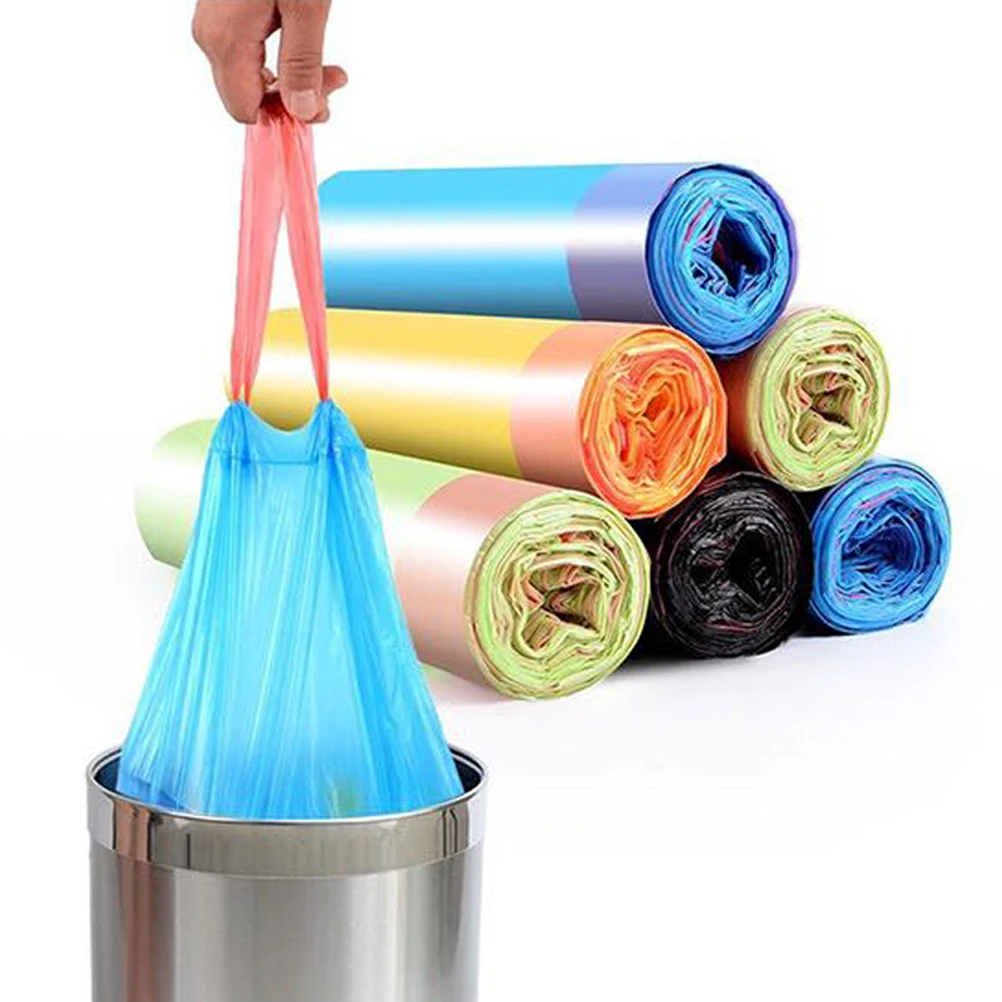 1Roll Drawstring Garbage Bag Vest Type Garbage Bag Kitchen Thickening Trash Bag Automatic Closing Portable Disposable Trash Bag
1Roll Drawstring Garbage Bag Vest Type Garbage Bag Kitchen Thickening Trash Bag Automatic Closing Portable Disposable Trash Bag