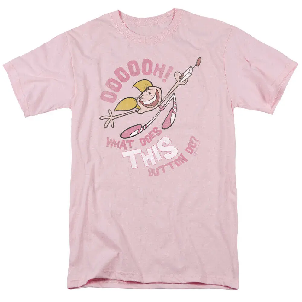 Dexter's Laboratory Dee Dee Button Licensed Adult T-Shirt Cotton Funny O Neck Tops Tee Shirt
Dexter's Laboratory Dee Dee Button Licensed Adult T-Shirt Cotton Funny O Neck Tops Tee Shirt