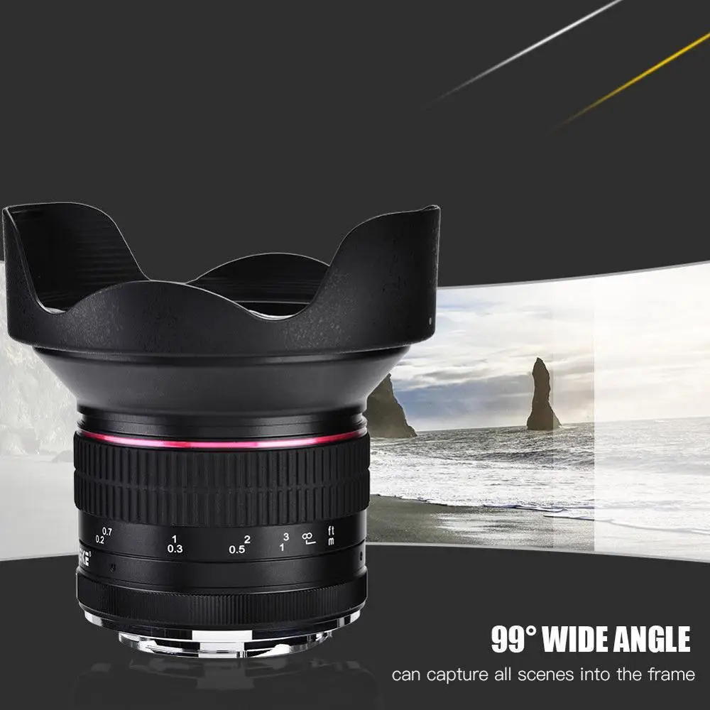 Meike 12mm f2.8 Ultra Wide Angle Fixed Lens with Removeable Hood for Fujifilm X-Mount Camera X-E3 X-T3 X-T2 X-T2 X-T20 X-T100
Meike 12mm f2.8 Ultra Wide Angle Fixed Lens with Removeable Hood for Fujifilm X-Mount Camera X-E3 X-T3 X-T2 X-T2 X-T20 X-T100