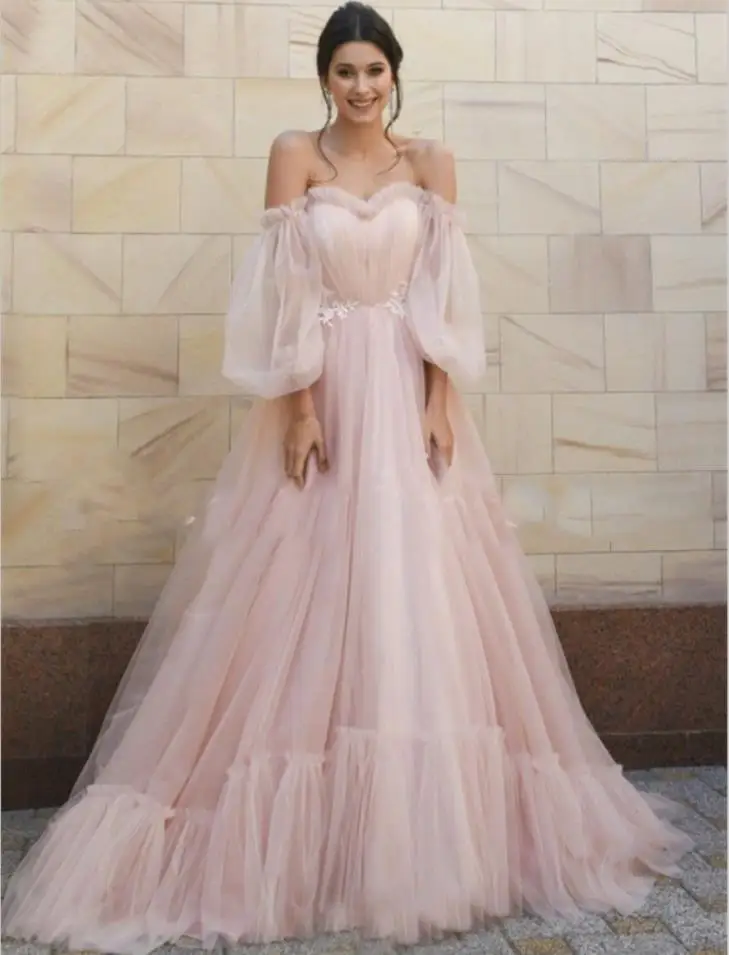 Fashion Evening Prom Tulle Dress Party Night Shoulder Off Long Sleeve Mermaid A Line Floor Length Maxi Dress Summer Women
Fashion Evening Prom Tulle Dress Party Night Shoulder Off Long Sleeve Mermaid A Line Floor Length Maxi Dress Summer Women