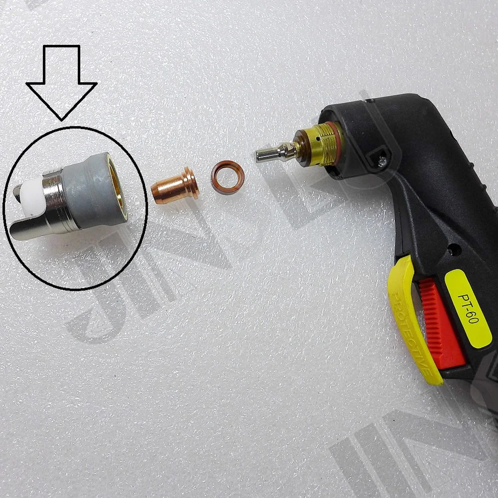 PT60 PT-60 Plasma cutting torch consumables shield cup and isolation spring 2pcs
PT60 PT-60 Plasma cutting torch consumables shield cup and isolation spring 2pcs