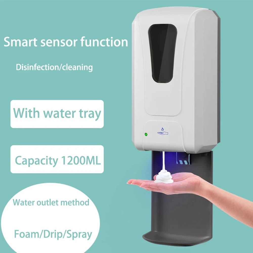 Automatic Liquid Soap Dispenser Touchless Hand Sanitizer Machine Foam Smart Sensor Alcohol Spray Dispenser With Tray Bathroom
Automatic Liquid Soap Dispenser Touchless Hand Sanitizer Machine Foam Smart Sensor Alcohol Spray Dispenser With Tray Bathroom