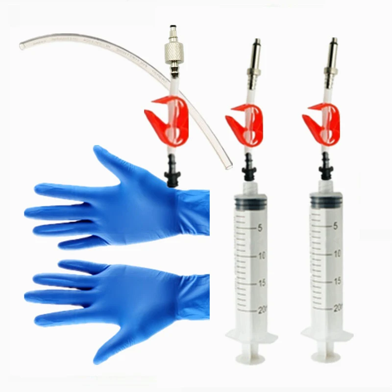 Set Bicycle Bleed Kit Bike Gloves Hoses Syringes For Avid Formula Oil Disc Suitable For Bicycles Cycling Accessories
Set Bicycle Bleed Kit Bike Gloves Hoses Syringes For Avid Formula Oil Disc Suitable For Bicycles Cycling Accessories