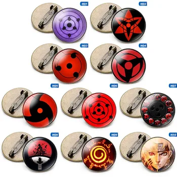 Anime Naruto Rinnegan Eyes Glass Cabochon Brooches & Pins Uchiha Clan Badge Sasuke Itachi Cosplay Fans Gift 
Anime Naruto Rinnegan Eyes Glass Cabochon Brooches & Pins Uchiha Clan Badge Sasuke Itachi Cosplay Fans Gift