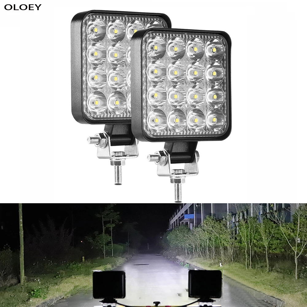 Mini LED Light Bar 48W LED Work Light Barra Led Square Headlight 12V 24V For Truck Offroad 4X4 SUV Tractor Boat Excavator ATV
Mini LED Light Bar 48W LED Work Light Barra Led Square Headlight 12V 24V For Truck Offroad 4X4 SUV Tractor Boat Excavator ATV