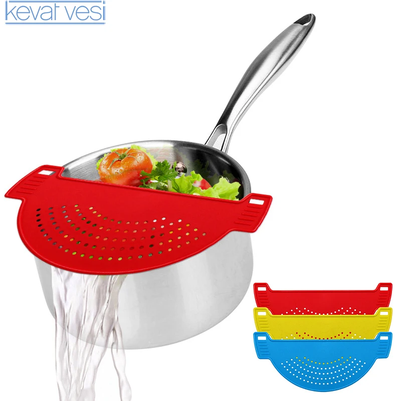 Practical Colander Rice Wash Sieve Noodles Spaghetti Pot Clip Strainer Fruit Vegetable Tools Cleaning Strainers Kitchen Gadgets
Practical Colander Rice Wash Sieve Noodles Spaghetti Pot Clip Strainer Fruit Vegetable Tools Cleaning Strainers Kitchen Gadgets