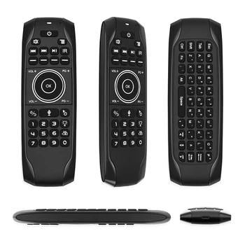 Backlit 2.4G Air Mouse Wireless Keyboard Voice Control 6-Axis Motion Sensing Backlight IR Learning for Smart TV Android TV BOX
Backlit 2.4G Air Mouse Wireless Keyboard Voice Control 6-Axis Motion Sensing Backlight IR Learning for Smart TV Android TV BOX