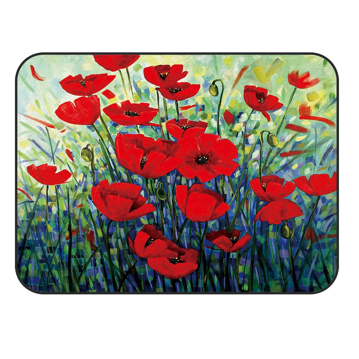 CHARMHOME Soft Carpet Anti-slip Rug Poppy Flower Oil Painting Carpet for Living Room Bedroom Mat Home Decoration Accessories
CHARMHOME Soft Carpet Anti-slip Rug Poppy Flower Oil Painting Carpet for Living Room Bedroom Mat Home Decoration Accessories