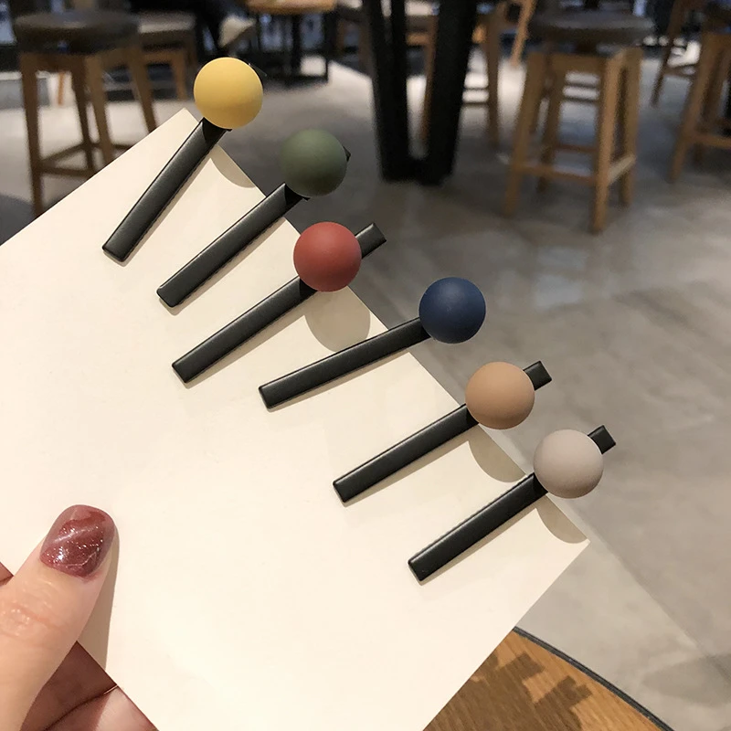 New Korean Frosted Beads Duckbill Clips Solid Small Ball Hairpin Fashion Barrettes Elegant Side Clip Hair Accessories for Women
New Korean Frosted Beads Duckbill Clips Solid Small Ball Hairpin Fashion Barrettes Elegant Side Clip Hair Accessories for Women
