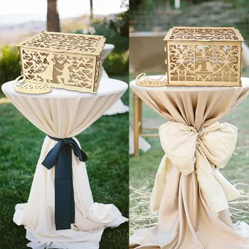 Wedding Money Box with Lock DIY Wedding Card Box Wooden Wedding Box Celebration Party Home Decoration Birthday Gift
Wedding Money Box with Lock DIY Wedding Card Box Wooden Wedding Box Celebration Party Home Decoration Birthday Gift
