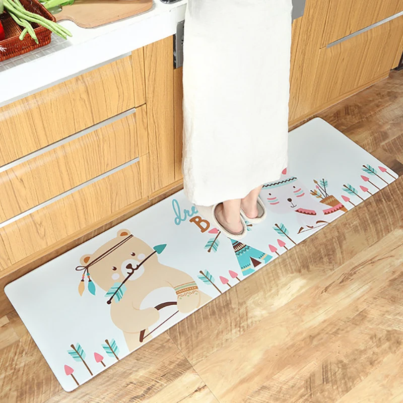 Moder kitchen Carpet Waterproof Oilproof PVC Cartoon Mat Kitchen Floor Door Mat Anti-slip Mats Home Entrance Front Door Doormats
Moder kitchen Carpet Waterproof Oilproof PVC Cartoon Mat Kitchen Floor Door Mat Anti-slip Mats Home Entrance Front Door Doormats