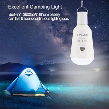 Rechargeable Light Bulb 7W 560LM E27 Camping Light Emergency Lamp Flashlight Power Bank for Balcony Patio Fishing Hiking
Rechargeable Light Bulb 7W 560LM E27 Camping Light Emergency Lamp Flashlight Power Bank for Balcony Patio Fishing Hiking