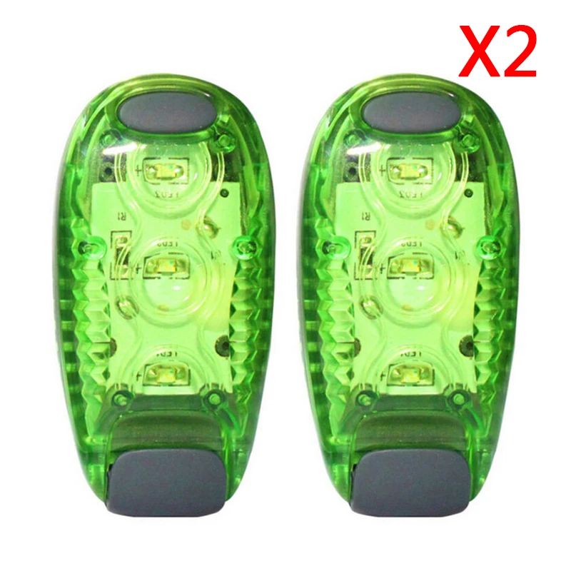 2x 3 LED Light Clip-on Hiking Bike Cycling Taillight Jogging Safety Warning Lamp Cycling Tail Taillight Bike LED Lights
2x 3 LED Light Clip-on Hiking Bike Cycling Taillight Jogging Safety Warning Lamp Cycling Tail Taillight Bike LED Lights