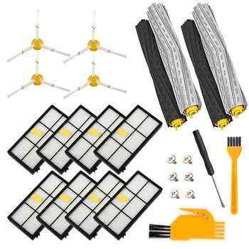 For IRobot Roomba 800 860 865 900 960 966 Vacuum Cleaner Filters +Side Brush Kit
For IRobot Roomba 800 860 865 900 960 966 Vacuum Cleaner Filters +Side Brush Kit