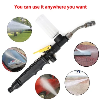 Air-conditioning Washing Water Gun High-pressure Adjustable Fog Nursery Sprinkler Watering Vegetable Spray Gun with Foam Bottle
Air-conditioning Washing Water Gun High-pressure Adjustable Fog Nursery Sprinkler Watering Vegetable Spray Gun with Foam Bottle