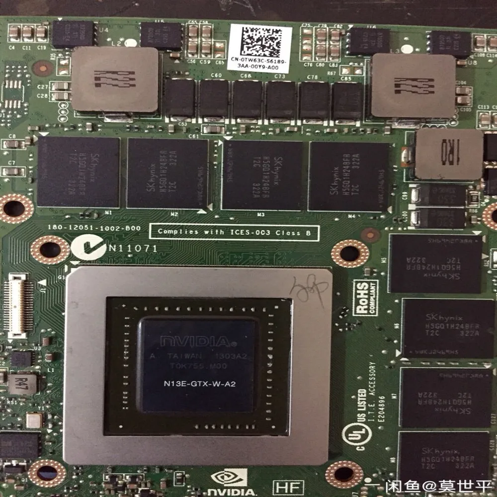 Tarjeta gráoriginal GTX680M GTX 680M VGA N13E-GTX-A2 2G CN-020HTK 20HTK для Dell Alienware M17x R2 R4 m18X 100% | Компьютеры и