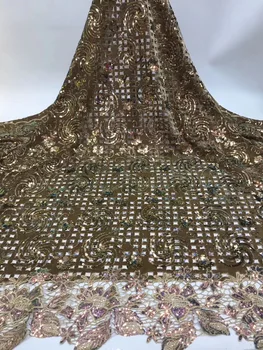 Handmade African Beaded Lace Fabric 2019 High Quality Lace French Tulle Lace Fabric Nigerian Net Lace Material
Handmade African Beaded Lace Fabric 2019 High Quality Lace French Tulle Lace Fabric Nigerian Net Lace Material