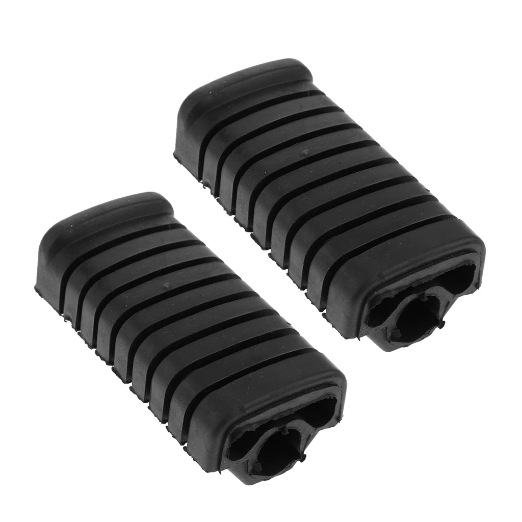 1 Pair Rubber Nonslip Footrest Pedal Foot Peg Cover for Honda WY125 WY 125