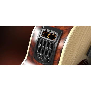 Gs-3 equalizer for acoustic guitar, cutting, 4-way, with phase inverter and tuner, Cherub
Gs-3 equalizer for acoustic guitar, cutting, 4-way, with phase inverter and tuner, Cherub