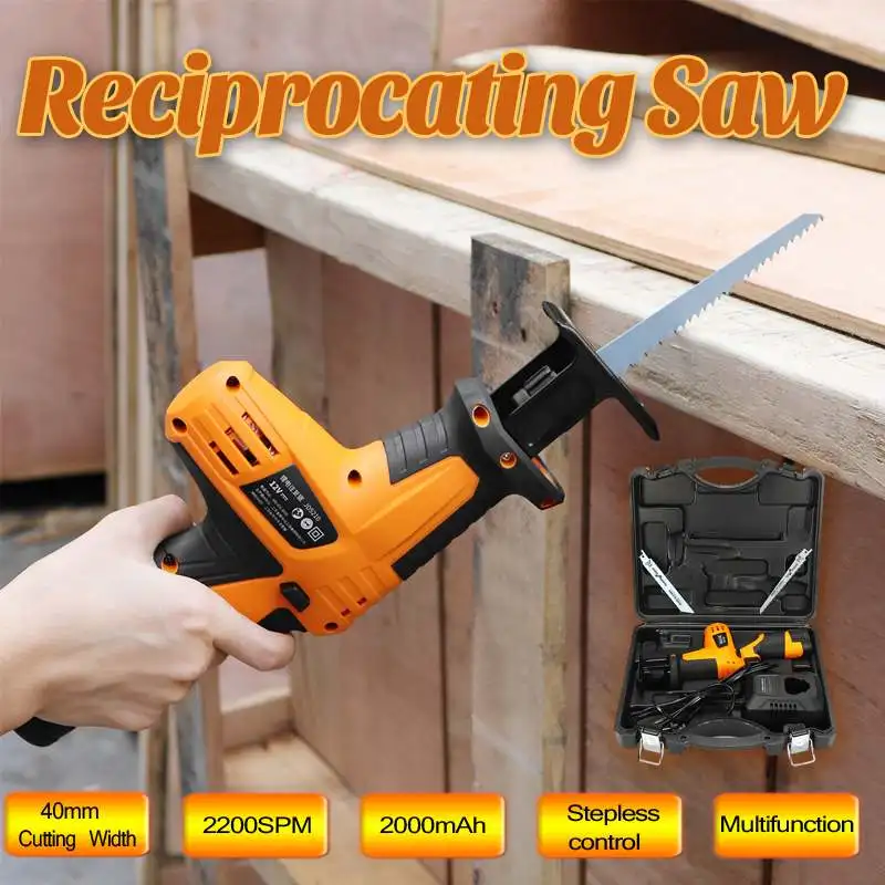 Portable Reciprocating Saws Powerful Wood Cutting Saws Electric Wood/ Metal Saws With Sharps Blade Woodworking Cutter
Portable Reciprocating Saws Powerful Wood Cutting Saws Electric Wood/ Metal Saws With Sharps Blade Woodworking Cutter