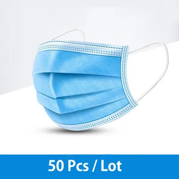 50pcs/lot Antivirus Mouth Masks 3 Layer Disposable Nonwove Mask Filter Mouth Face Mask Dust-Proof Safety Masks
50pcs/lot Antivirus Mouth Masks 3 Layer Disposable Nonwove Mask Filter Mouth Face Mask Dust-Proof Safety Masks