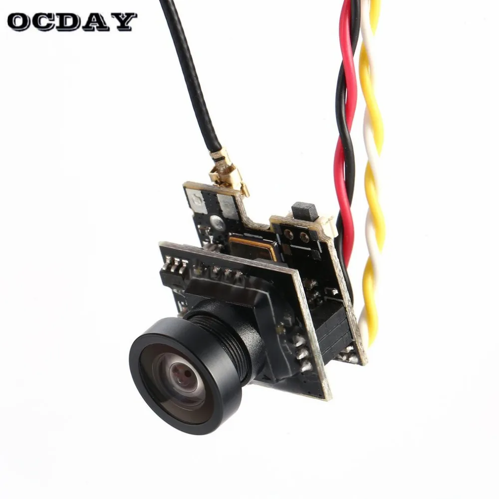 

LST-S2+ AIO 800TVL CMOS Mini FPV Camera CAM RC Toy Parts Accessories with OSD 5.8G 40CH 25mW Whip Antenna for RC Racing Drone