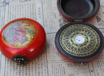 Collection Chinese Brass Carved Dragon Phoenix 12-storey Integrated Compass Precise Eight-Diagrams Geomancy Compass Box
Collection Chinese Brass Carved Dragon Phoenix 12-storey Integrated Compass Precise Eight-Diagrams Geomancy Compass Box