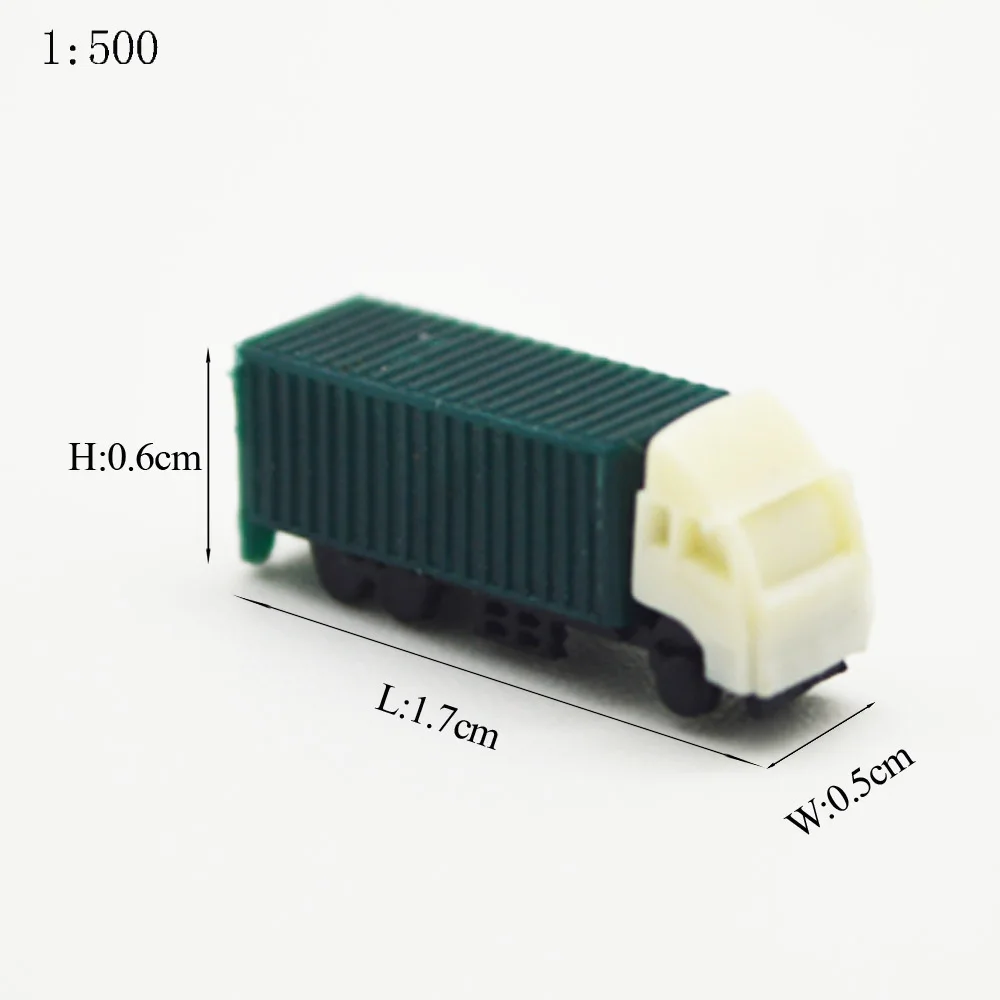 1/500 Scale Model Car Container Truck Toys ABS Plastic For Train Layout 10pcs Sand Table Mini Simulation Building Diorama
1/500 Scale Model Car Container Truck Toys ABS Plastic For Train Layout 10pcs Sand Table Mini Simulation Building Diorama