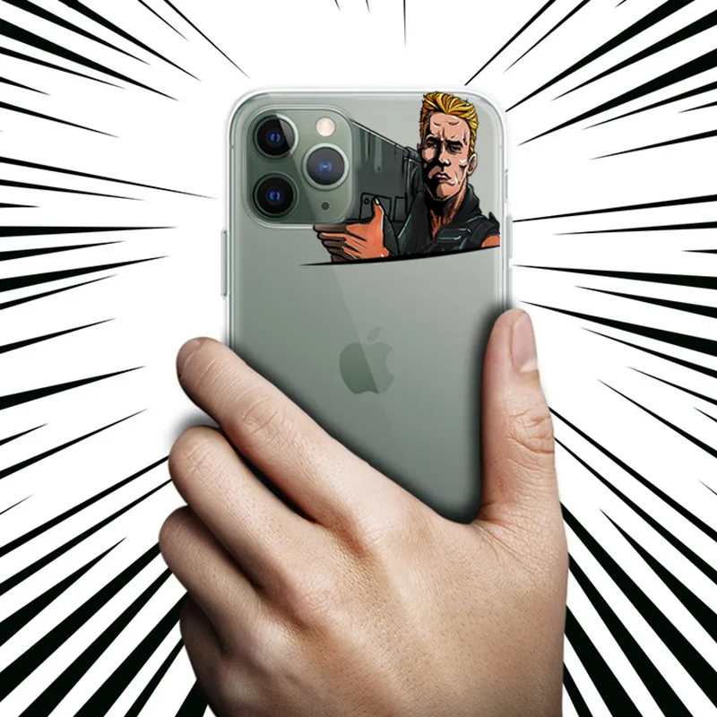 Funny Cartoon Rocket Gun Case for iPhone 11 Pro Max 11Pro Soft TPU Silicon Back Cover Clear Transparent Phone Cases for iphone11
Funny Cartoon Rocket Gun Case for iPhone 11 Pro Max 11Pro Soft TPU Silicon Back Cover Clear Transparent Phone Cases for iphone11
